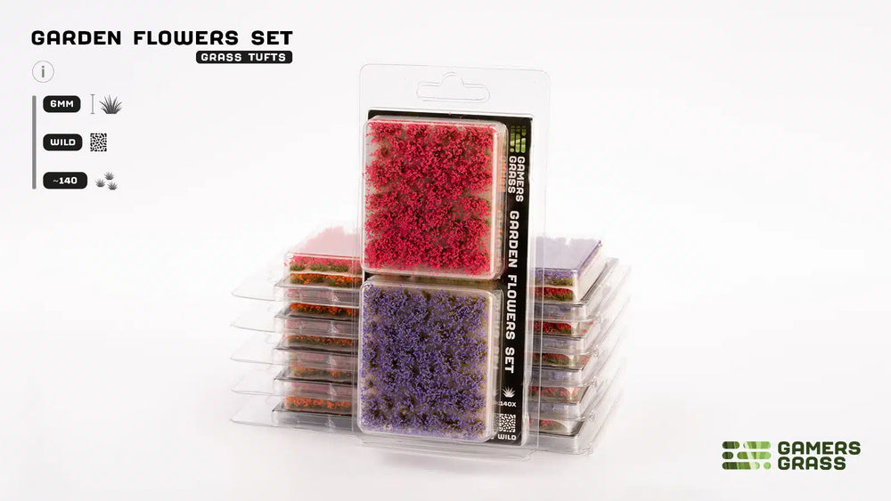 Gamers Grass - Tufts: Garden Flowers Set