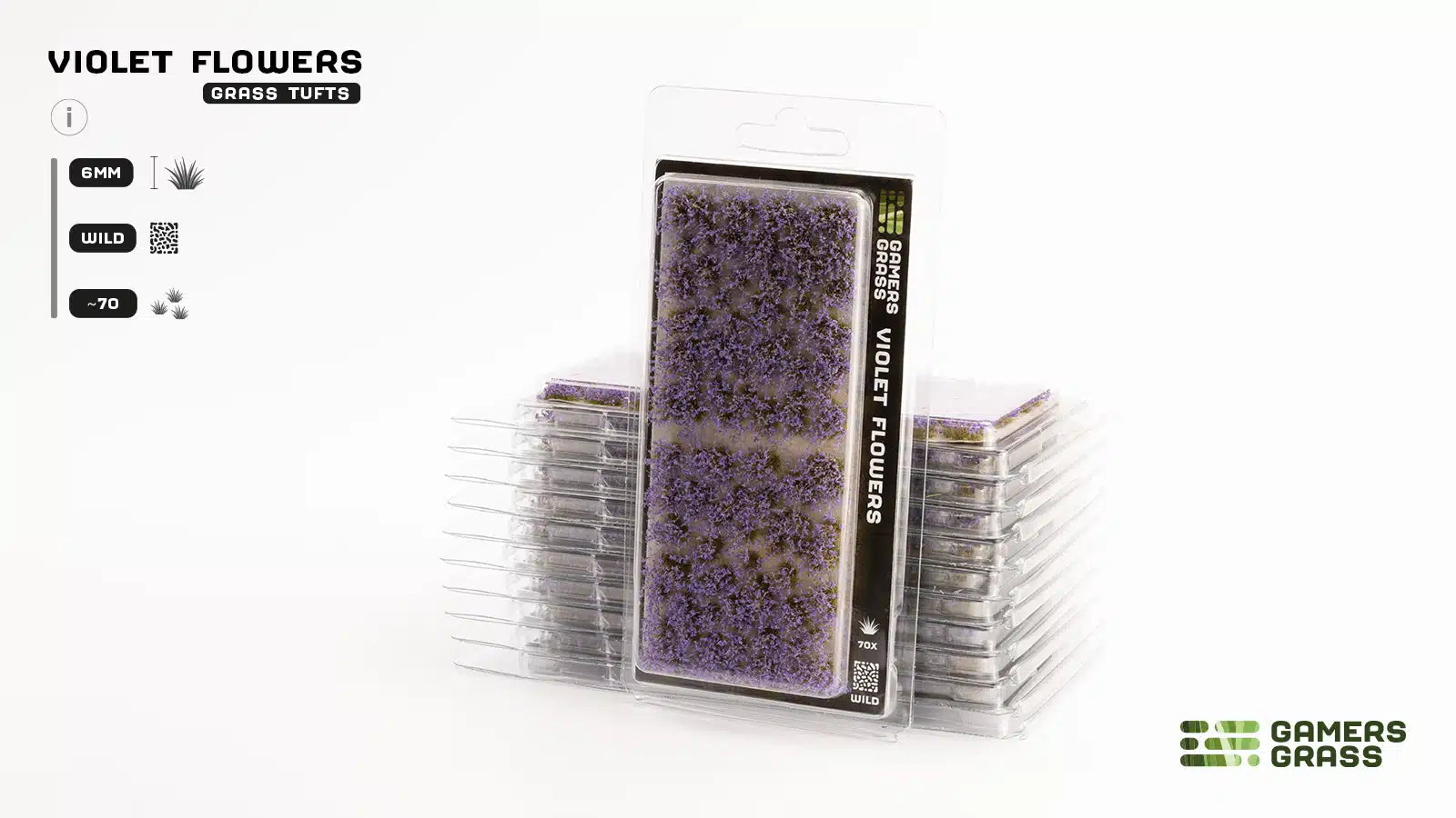 Gamers Grass - Tufts: Violet Flowers