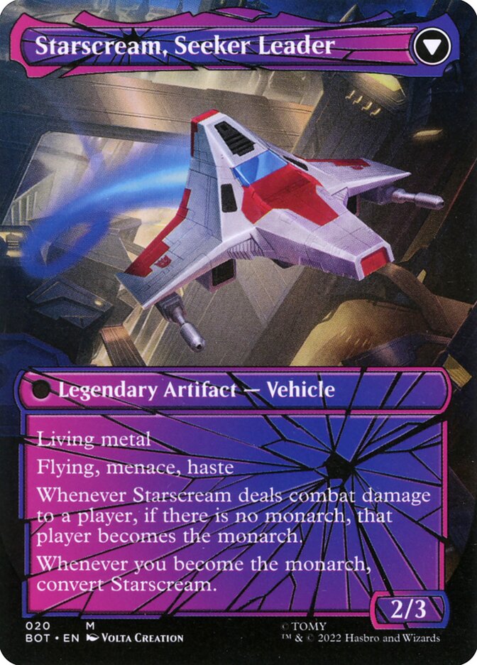 Starscream, Power Hungry // Starscream, Seeker Leader (Shattered Glass) [Transformers]