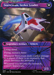 Starscream, Power Hungry // Starscream, Seeker Leader (Shattered Glass) [Transformers]