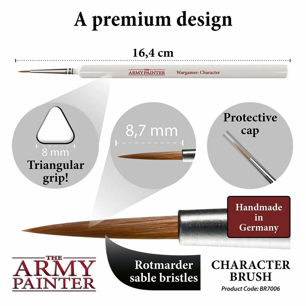 Army Painter Brushes - Wargamer Brush - Character