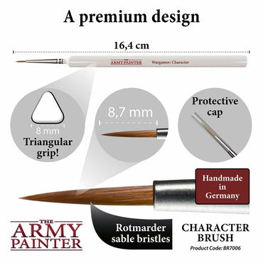 Army Painter Brushes - Wargamer Brush - Character