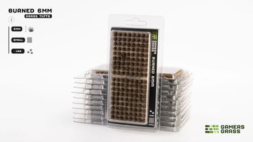 Gamers Grass - Tufts: Burned 6mm (Small)