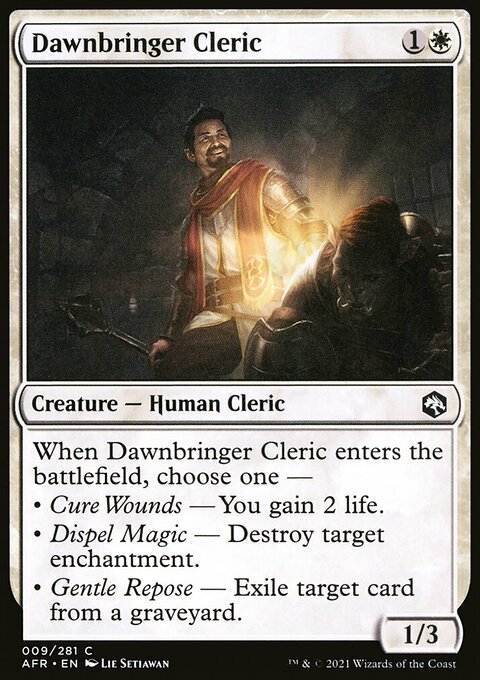 Dawnbringer Cleric [Dungeons & Dragons: Adventures in the Forgotten Realms]