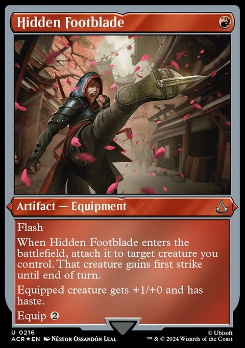 Hidden Footblade (Foil Etched) [Assassin's Creed]