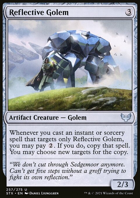 Reflective Golem [Strixhaven: School of Mages]