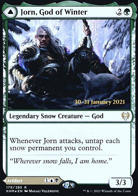 Jorn, God of Winter // Kaldring, the Rimestaff [Kaldheim Prerelease Promos]