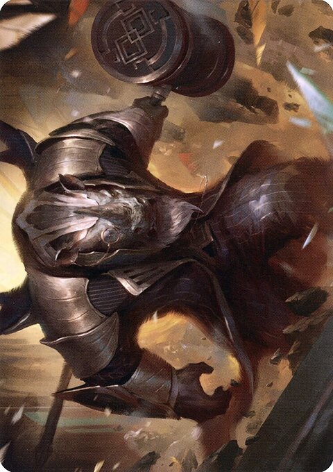 Perrie, the Pulverizer Art Card [Streets of New Capenna Art Series]