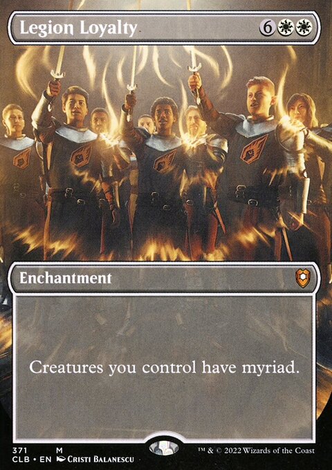 Legion Loyalty (Borderless Alternate Art) [Commander Legends: Battle for Baldur's Gate]