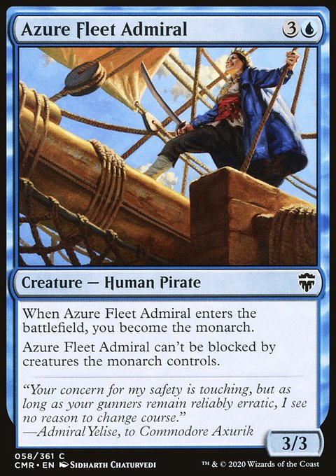 Azure Fleet Admiral [Commander Legends]
