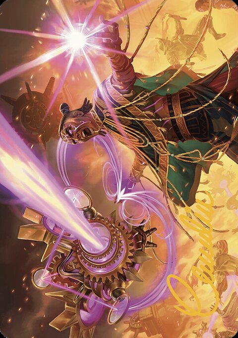 Cosmium Blast Art Card [The Lost Caverns of Ixalan Art Series]