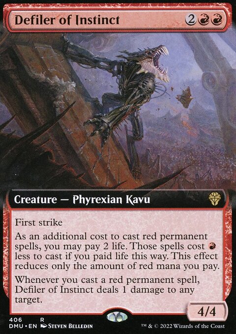 Defiler of Instinct (Extended Art) [Dominaria United]
