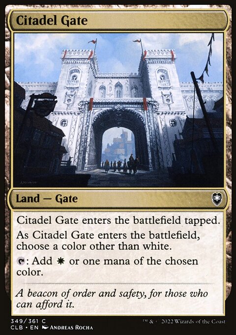 Citadel Gate [Commander Legends: Battle for Baldur's Gate]