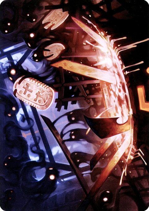 Smoke Spirits' Aid Art Card [Kamigawa: Neon Dynasty Art Series]