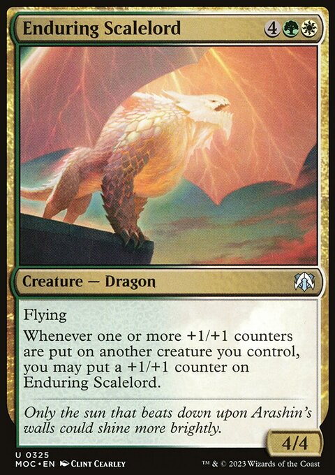 Enduring Scalelord [March of the Machine Commander]