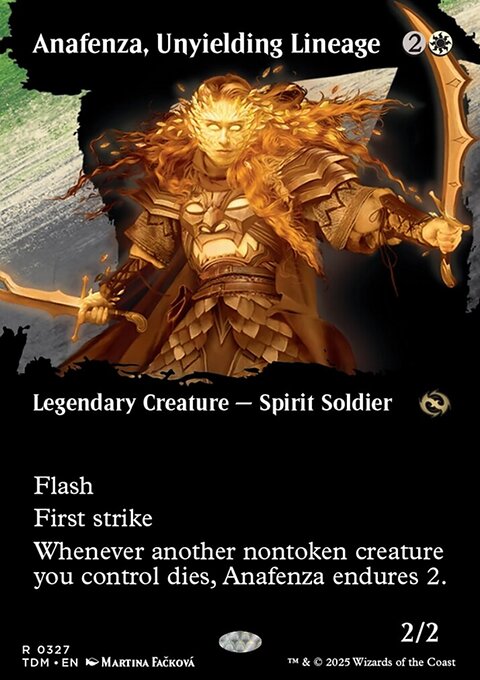 Anafenza, Unyielding Lineage (Borderless) [Tarkir: Dragonstorm]