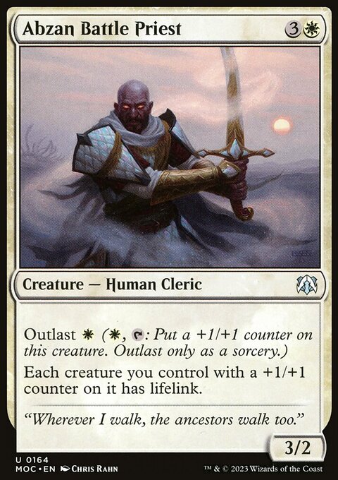 Abzan Battle Priest [March of the Machine Commander]