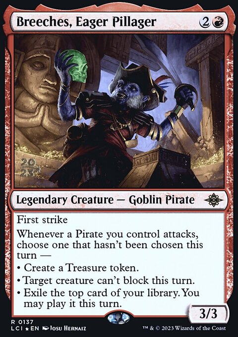 Breeches, Eager Pillager [The Lost Caverns of Ixalan Prerelease Cards]