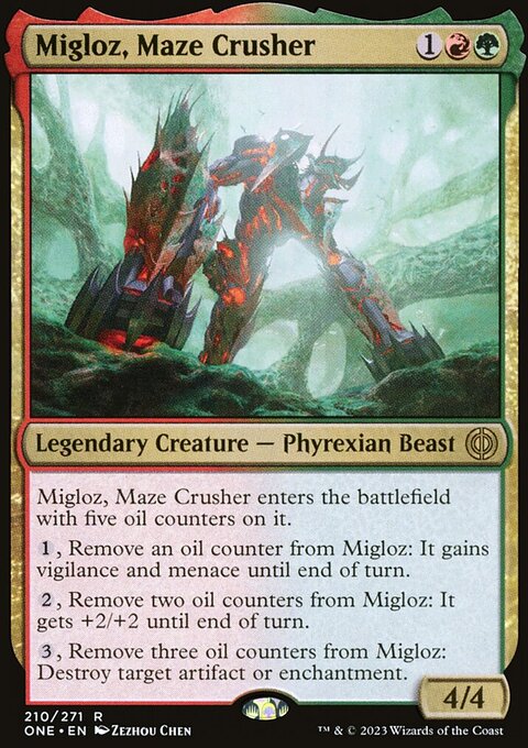 Migloz, Maze Crusher [Phyrexia: All Will Be One]