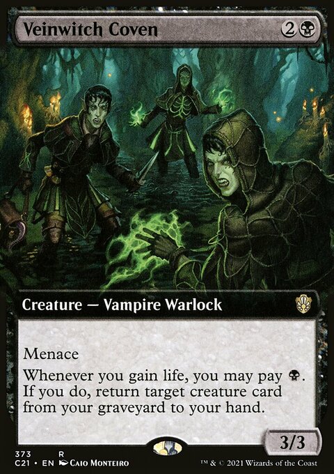Veinwitch Coven (Extended Art) [Commander 2021]