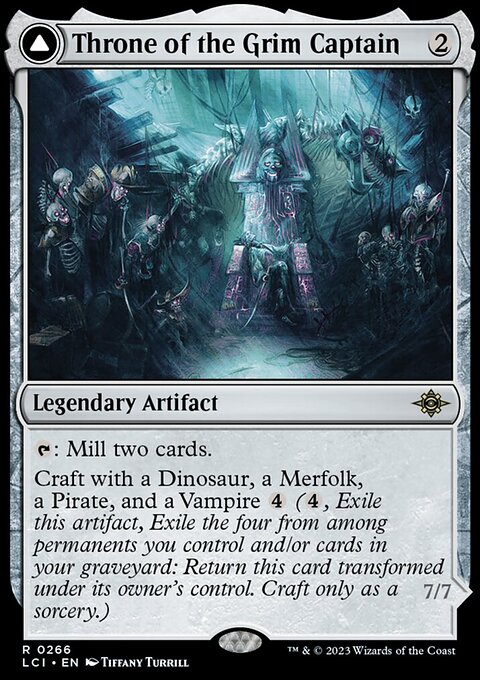 Throne of the Grim Captain // The Grim Captain [The Lost Caverns of Ixalan]