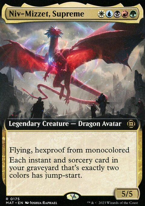 Niv-Mizzet, Supreme (Extended Art) [March of the Machine: The Aftermath]
