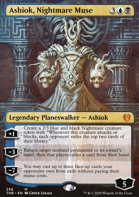 Ashiok, Nightmare Muse (Borderless) [Theros Beyond Death]
