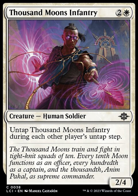Thousand Moons Infantry [The Lost Caverns of Ixalan]