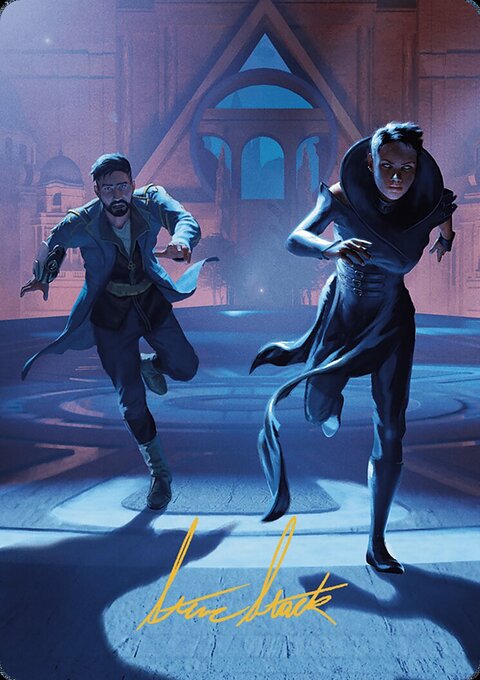 Unauthorized Exit Art Card [Murders at Karlov Manor Art Series]