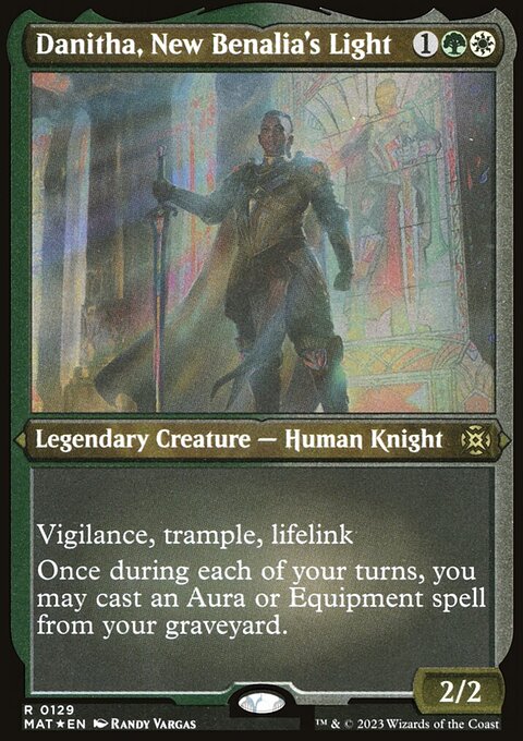 Danitha, New Benalia's Light (Foil Etched) [March of the Machine: The Aftermath]