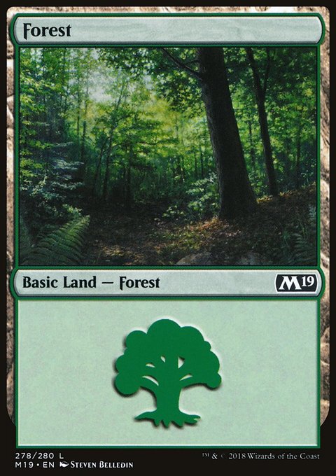 Forest (278) [Core Set 2019]