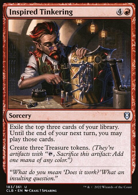 Inspired Tinkering [Commander Legends: Battle for Baldur's Gate]