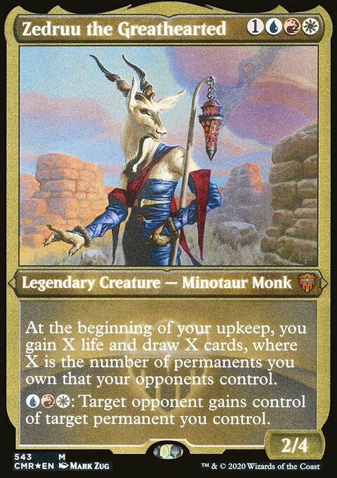 Zedruu the Greathearted (Etched) [Commander Legends]