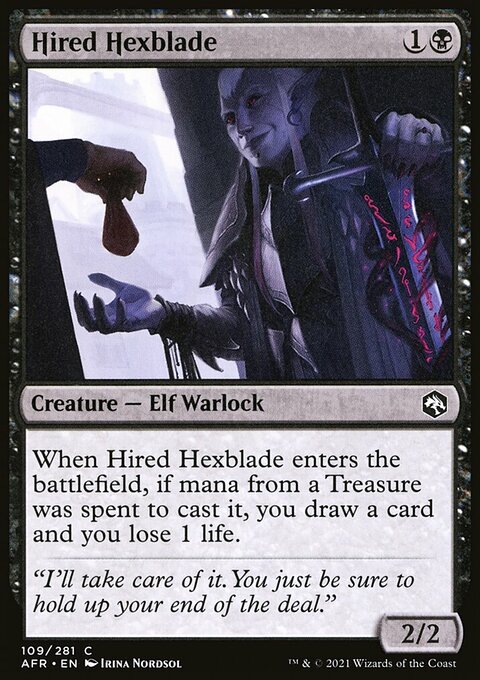 Hired Hexblade [Dungeons & Dragons: Adventures in the Forgotten Realms]