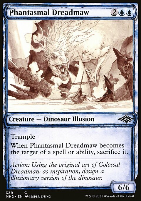 Phantasmal Dreadmaw (Sketch) [Modern Horizons 2]