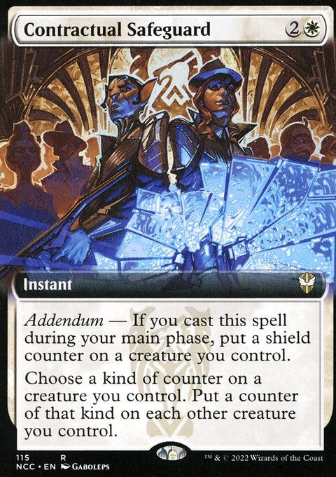 Contractual Safeguard (Extended Art) [Streets of New Capenna Commander]