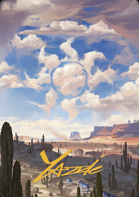 Plains Art Card [Outlaws of Thunder Junction Art Series]