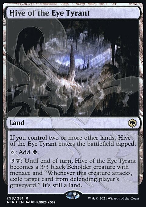 Hive of the Eye Tyrant (Ampersand Promo) [Dungeons & Dragons: Adventures in the Forgotten Realms Promos]