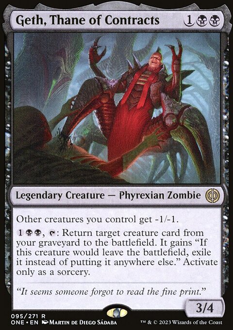 Geth, Thane of Contracts [Phyrexia: All Will Be One]