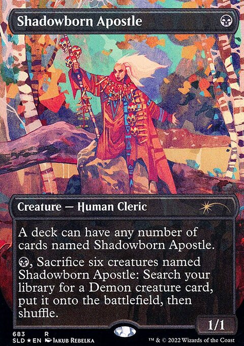 Shadowborn Apostle (Borderless) (683) [Secret Lair Drop Promos]