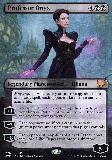 Professor Onyx (Borderless) [Strixhaven: School of Mages]