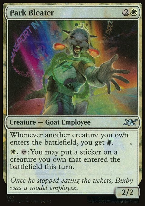 Park Bleater (Galaxy Foil) [Unfinity]