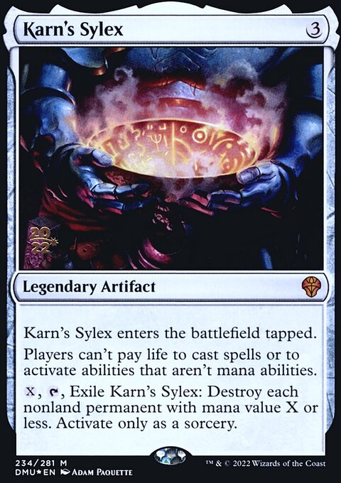 Karn's Sylex [Dominaria United Prerelease Promos]