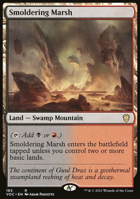 Smoldering Marsh [Innistrad: Crimson Vow Commander]