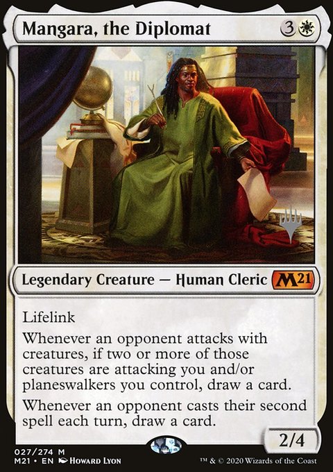 Mangara, the Diplomat [Core Set 2021 Prerelease Promos]