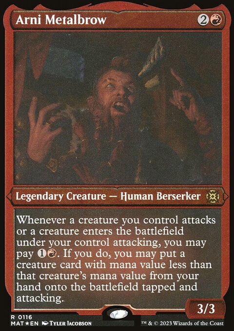 Arni Metalbrow (Foil Etched) [March of the Machine: The Aftermath]