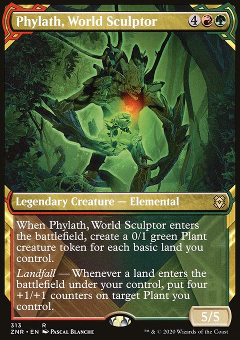 Phylath, World Sculptor (Showcase) [Zendikar Rising]