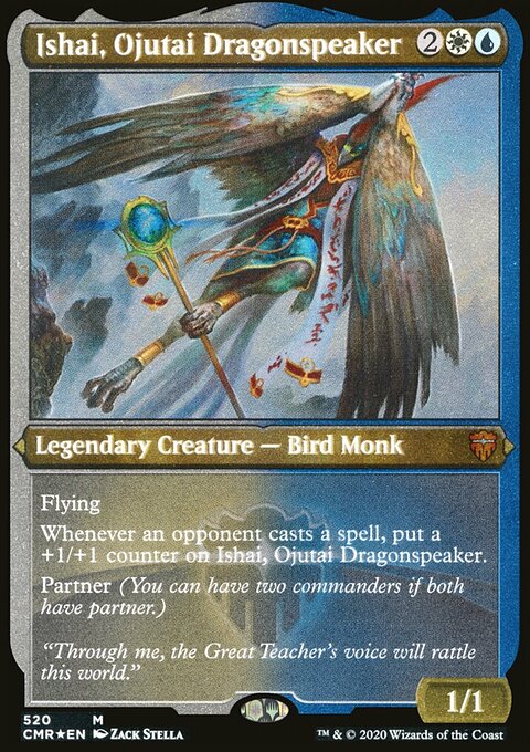 Ishai, Ojutai Dragonspeaker (Etched) [Commander Legends]