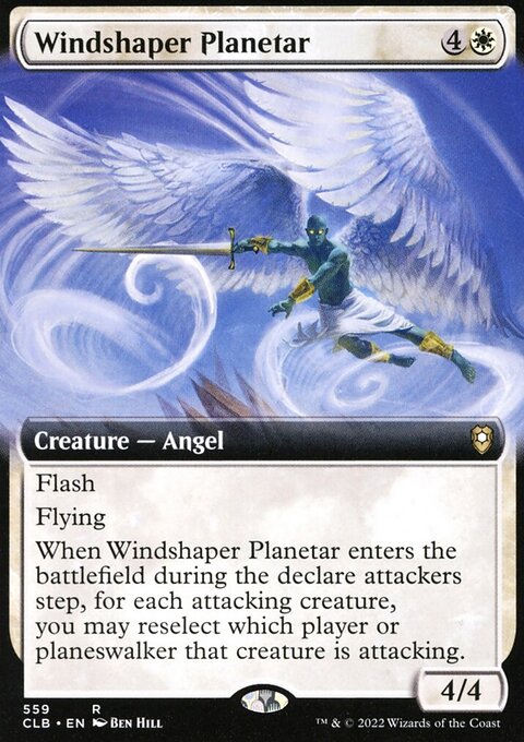 Windshaper Planetar (Extended Art) [Commander Legends: Battle for Baldur's Gate]