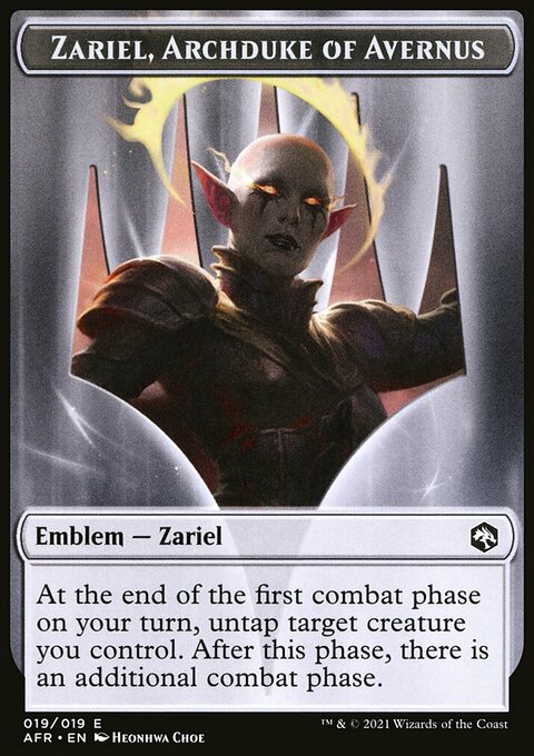 Zariel, Archduke of Avernus Emblem [Dungeons & Dragons: Adventures in the Forgotten Realms Tokens]
